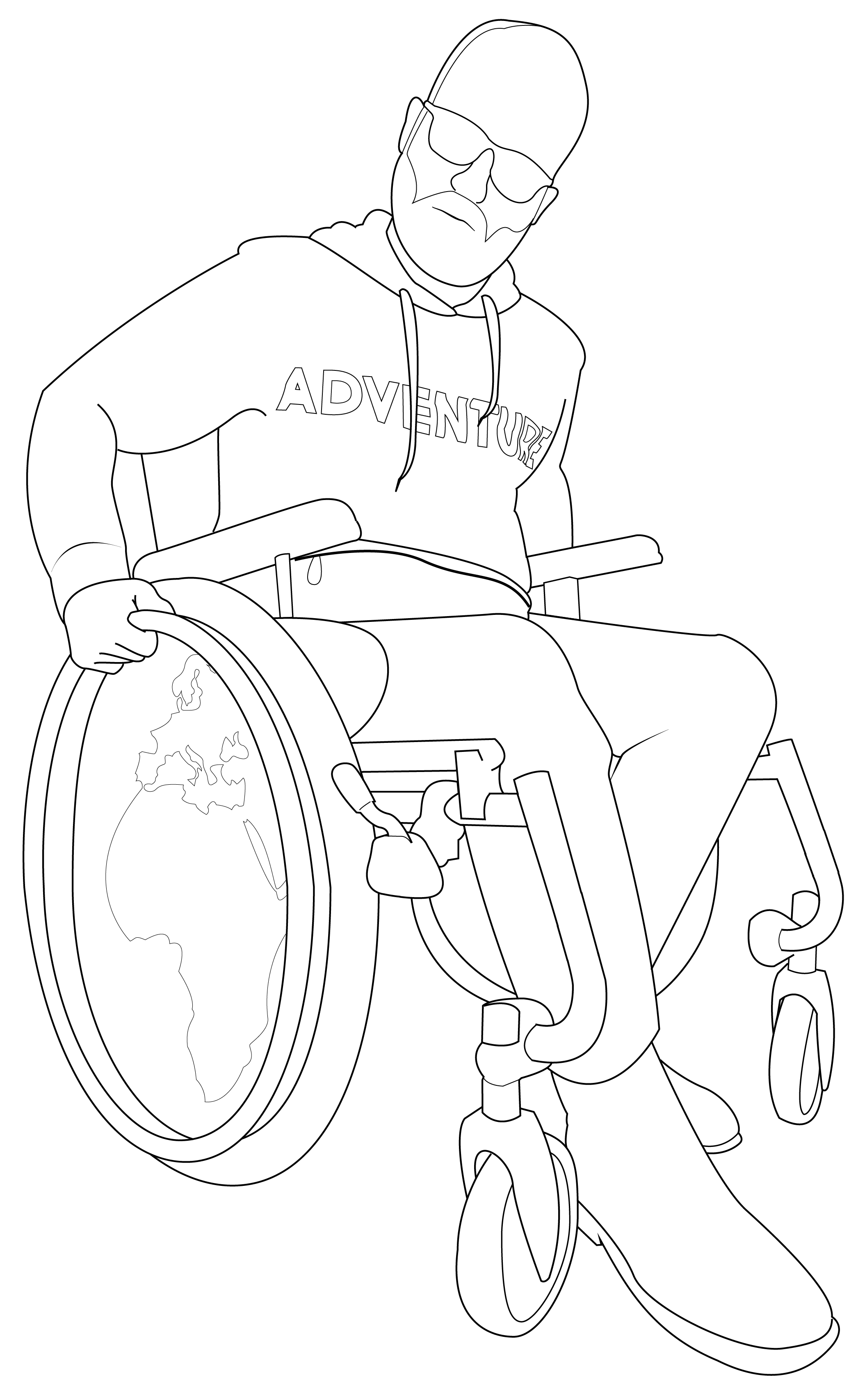 het logo van de website, en een knop naar de homepagina